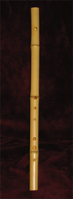 Bamboo flute in key of D